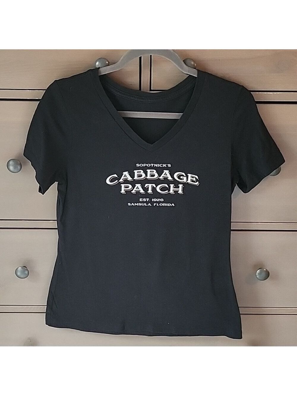 Cabbage Patch, DAYTONA'S OLDEST BIKER BAR WOMENS TEE SIZE S/M